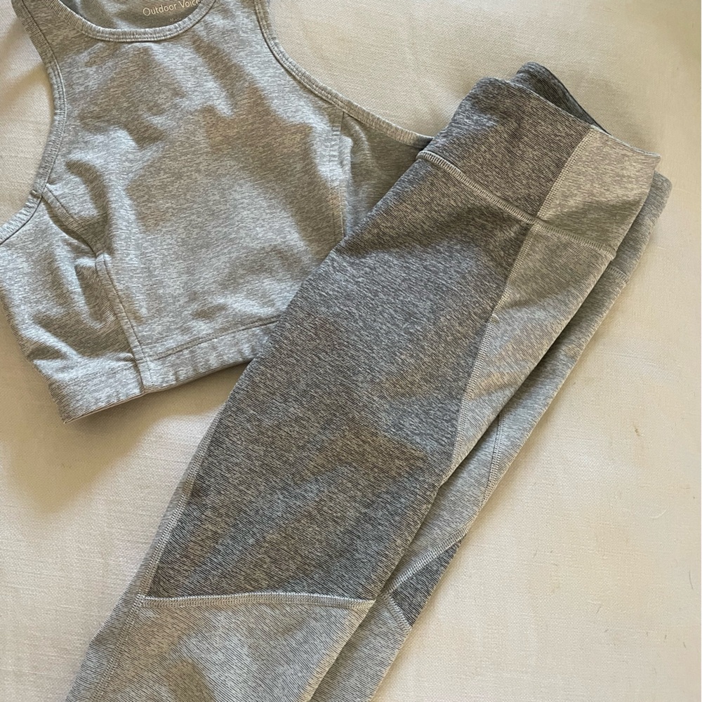Outdoor Voices Workout set
